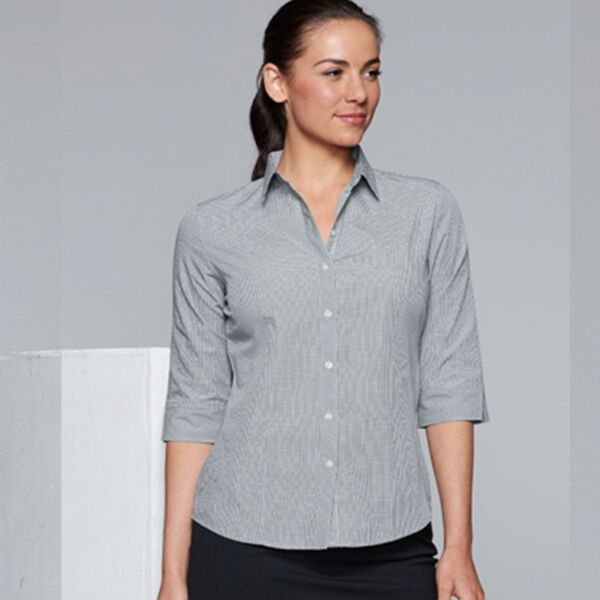 Womens Toorak Shirt 3/4 Sleeve Thumbnail