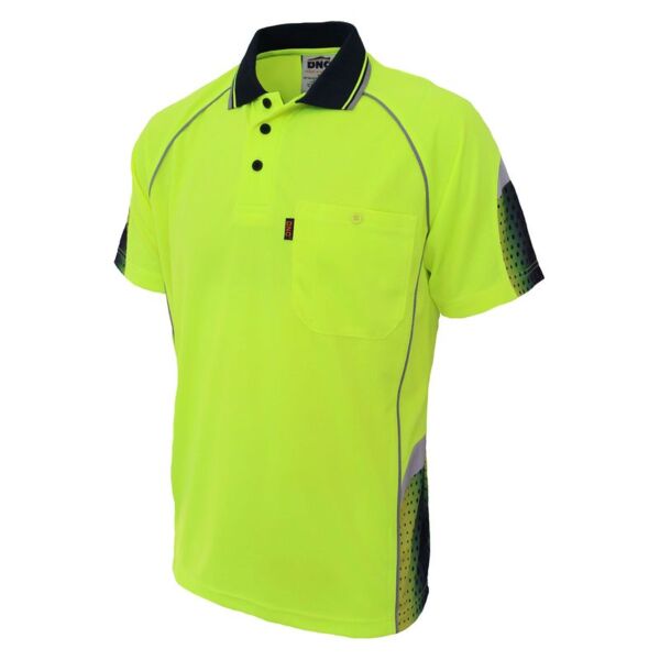 Mens Hi Vis Galaxy Sublimated Polo Thumbnail